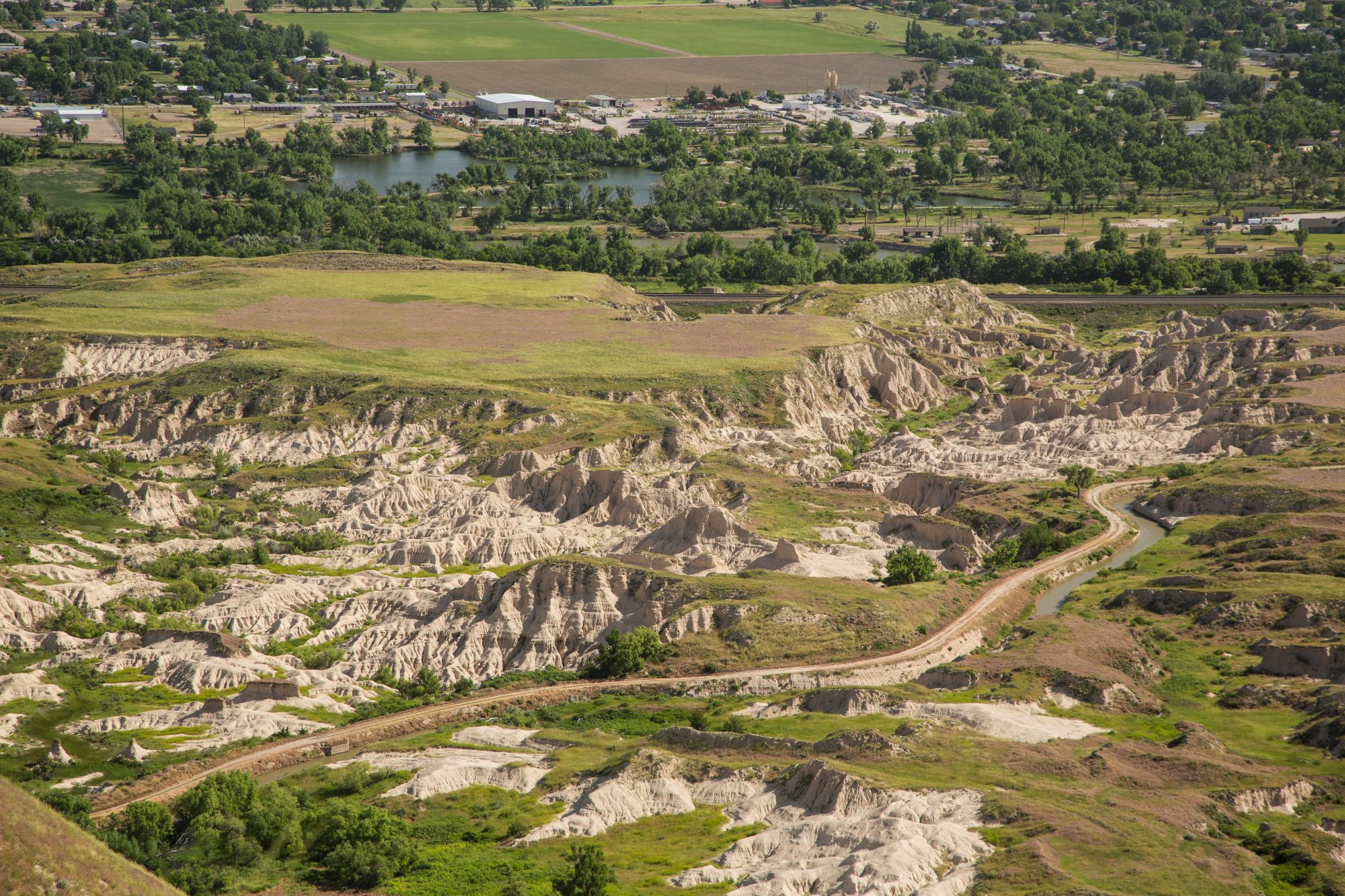 Scotts Bluff National Monument - overlooking mini badlands. Photo credit: Blaine Moats